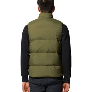 Wholesale Sleeveless Down Jackets Custom Logo Puffer Warm Windbreaker Light <b>Weight</b> Jackets - Product Image 6