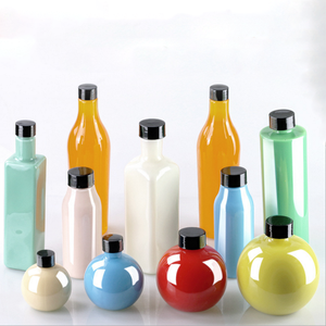 Bouteille de boisson en PET de qualité alimentaire en forme de boule de 350 ml (12 oz) avec bouchon en PP, 100 pièces/boîte, modèle B1101 - Product Image 3