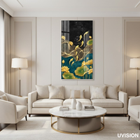 Impression UV sur verre, art mural décoratif |   Panneaux de verre imprimés UV personnalisés pour la décoration intérieure |   Œuvre d'art en verre personnalisée