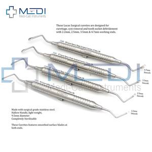 Juego de 5 Instrumentos Quirúrgicos Dentales Manuales de Acero para Procedimientos de Elevación de Seno Maxilar e Implantes Dentales, Certificado CE, Garantía de Más de 5 Años - Product Image 5