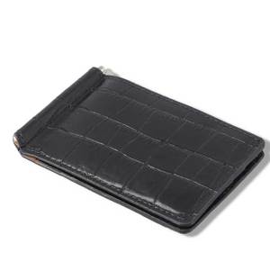 Nuevo estilo de moda hecho a medida tarjetero billetera OEM cliente Bifold Unisex billetera de cuero genuino - Product Image 1