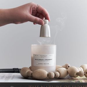 Bon thème en acier inoxydable bougie ciseaux outils d'extinction d'incendie mèche coupe bougie outil bougie extincteur Kit - Product Image 5