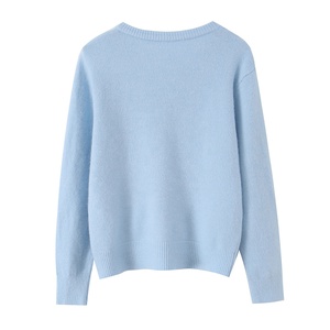 เสื้อคาร์ดิแกนไหมพรมคอปกติดกระดุม 3 สี สำหรับผู้หญิง สไตล์ลำลอง แฟชั่น แขนยาว สีพื้น - Product Image 3