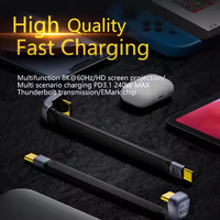 Câble de charge rapide USB-C vers USB-C 240W PD 40 Gbps 8K60Hz en forme de U, câble de transfert de données USB3.2 avec puce E-Mark intégrée