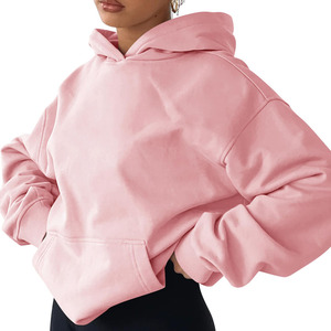 เสื้อฮู้ดลำลองสำหรับผู้หญิงเสื้อฮู้ดลำลองเสื้อฮู้ดลำลองแนวสตรีทโชว์ไหล่เสื้อฮู้ดระบายอากาศเป็นมิตรกับสิ่งแวดล้อม - Product Image 6