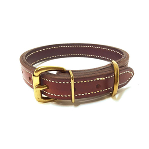 Collar de Perro de Cuero Genuino de Primera Calidad, de Liberación Rápida, Transpirable, con Servicio OEM Personalizado, a Bajo Precio - Product Image 4
