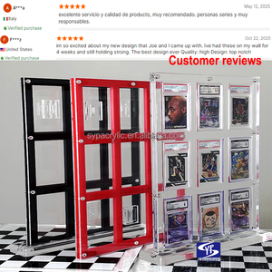 Soporte Acrílico Transparente Personalizado SYP <span class=keywords><strong>de</strong></span> 9 Ranuras para Pokémon Black Star Promo 2023, Pokémon X Van Gogh Pikachu con Sombrero <span class=keywords><strong>de</strong></span> Fieltro Gris # 085 PSA 10 - Product Image 6