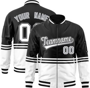 Veste universitaire unisexe avec fermeture éclair sur le devant Marque personnalisée disponible en usine OEM Production directe - Product Image 1