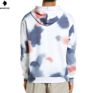 เสื้อมีฮู้ดของผู้ชายผ้าฝ้าย100% ีเอสเตอร์น้ำหนักเบาออกแบบได้ตามต้องการเสื้อผ้าลำลองคอปกแบบสีทึบ - Product Image 3