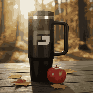 40oz Double Wall Stainless Steel Vacuum Insulated Tumbler Handle Straw 24 Hour Thermal Insulation Reusable BPA Free Outdoor Use - Product Image 2