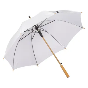 Ombrello da Golf in R-PET Pongee 190T, Gadget Ecologico per Sport all'Aperto - Product Image 2