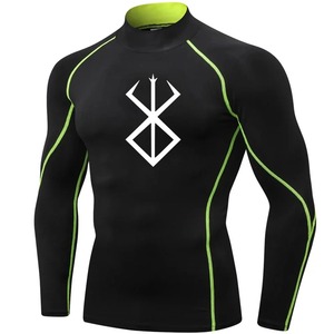 100% coton biologique hommes entraînement chemises de gymnastique Premium 3D imprimé manches longues Jogging porter coupe-vent en gros éruption garde - Product Image 3
