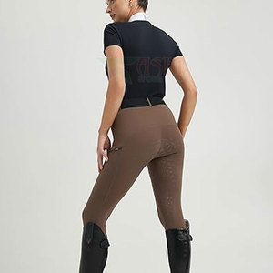 Chemise d'équitation pour femmes, boutons recouverts, couleur personnalisable, logo, imperméable, coupe-vent, spandex/polyester 2026 - Product Image 5