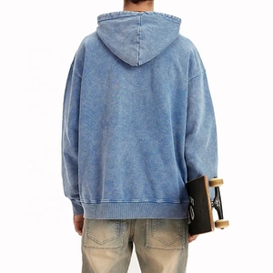 Sudaderas con capucha personalizadas Venta al por mayor Jersey Logotipo personalizado Impresión y bordado Estilo casual y de moda Sudaderas con capucha de gran peso de alta calidad - Product Image 3