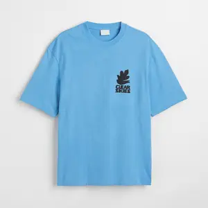 Camiseta de manga media con cuello redondo de algodón 100%, camiseta transpirable con dobladillo recto y hombros caídos, talla grande disponible