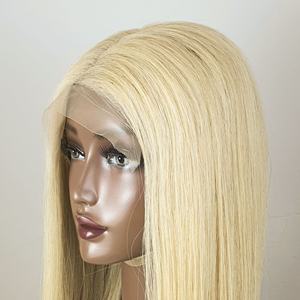 PLATINUM BLONDE DROITE LACE AVANT PERRUQUE CHEVEUX VIERGES TRANSPARENTS HD LACET SANS COLLE QUALITÉ SUPÉRIEURE - Product Image 3