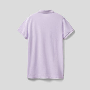 เสื้อโปโลแขนสั้นของผู้ชายผ้าฝ้าย100% กันรอยยับแบบเรียบย้อมสี - Product Image 2