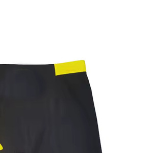 Shorts de bain pour hommes de qualité supérieure, noir et jaune, impression numérique, séchage rapide, sportifs, taille haute élastique, spandex, coupe-vent, imperméables - Product Image 2