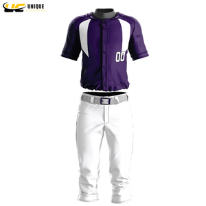 Uniforme de béisbol de media manga de Softball para equipo deportivo, nuevo modelo de diseño personalizado de alta calidad - Product Image 2