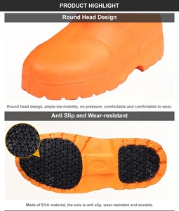 <span class=keywords><strong>Bottes</strong></span> thermiques montantes en EVA injecté, chaudes, légères, tendance, anti-usure, antidérapantes, imperméables, pour le travail agricole - Product Image 6