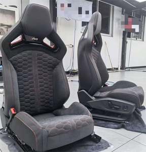 Well Modified New Sport Carrr <b>Seat</b> Upgrade Kiit <b>for</b> Auudiii A3 A4 A5 A6 A6L RS3 RS6 Black Interior Seating - Product Image 3