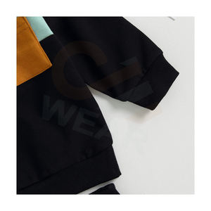 เซ็ตชุดกันหนาวมีฮู้ดสำหรับเด็กชุดกันหนาวผ้าฟลีซย้อมสีพื้นกันน้ำระบายอากาศได้ดี - Product Image 6