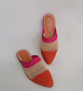 Zapatos de rafia natural, zapatillas de rafia para mujer, zapatillas de rafia hechas a mano, sandalias de verano, mulas de rafia, rafia marroquí - Product Image 5