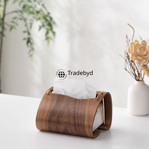 กล่องใส่กระดาษทิชชูไม้ทำมือระดับพรีเมียม ลายดอกไม้สลัก ดีไซน์หลากหลายรูปทรง-มีสไตล์สำหรับใช้ในบ้านทุกวัน - Product Image 3