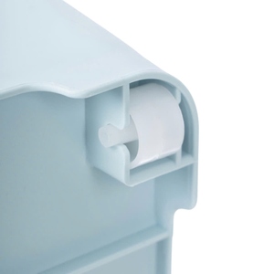 5328 CONTENEUR DE STOCKAGE RECTANGULAIRE Boîtes de rangement en plastique Pastel avec poignées Organisateur léger et spacieux pour vêtements - Product Image 4