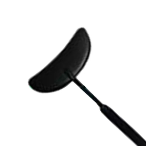 Miroir cosmétique ovale de haute qualité pour extensions de cils avec poignée colorée, éclairé, grossissement 3x, en acier inoxydable - Product Image 6