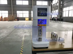 Yarı otomatik soda enerji karbonatlı meşrubat dolum makinesi İçecek isobaric küçük plastik alüminyum manuel bira doldurma makinesi