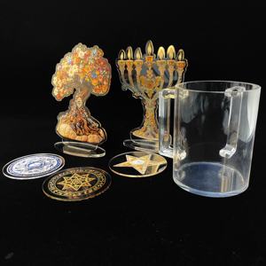 Posavasos con logotipo personalizado con estilo, marca de plástico hermosa y de tendencia para negocios o eventos, funcional y de tendencia - Product Image 1