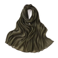 Nouveau turban hijab en crêpe brillant effet soie froissé, châle foulard imprimé personnalisé multifonctionnel ethnique carré pour le printemps