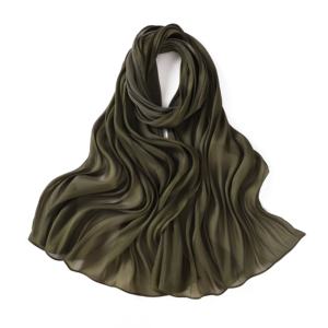 New Shiny <b>Silk</b> Feel Crinkle Turban Hijab Smooth Glitter Crepe Shawl <b>Scarf</b> Traditional <b>Scarves</b> & Shawls for Muslim Women - Product Image 5
