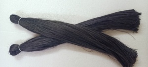 Fibre de cheveux banane noire teinte sur mesure en fibre de banane naturelle, idéale pour les fabricants d'extension de cheveux pour la revente - Product Image 4