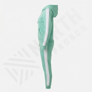 Conjunto Deportivo Informal para Mujer de Talla Grande, Chándal Liso, Ropa Deportiva Urbana, Nueva Llegada, Ropa Deportiva para Mujer, Color Personalizado - Product Image 3