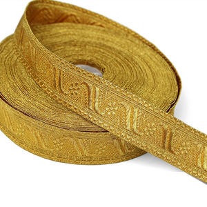 Alta calidad 1 sobre 4 ancho 2025 estilo Bullion trenza Trim de Pakistán personalizado 5 yardas 27 yardas rollo trenzas - Product Image 5