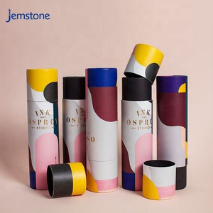Boîte-cadeau ronde en carton, tube d'emballage, tube de haute qualité, écologique, avec logo personnalisé - Product Image 3