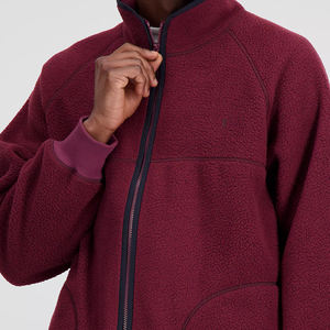 Vente en gros Vestes Polaires Douces pour Hommes Streetwear Décontracté Hiver Echauffement Fermeture Éclair Pull Polaire Tops Veste pour Hommes - Product Image 6