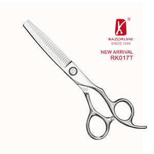 Tijeras afiladas para el cabello del fabricante chino líder, hoja <span class=keywords><strong>de</strong></span> acero inoxidable con reposapiés y servicio <span class=keywords><strong>de</strong></span> afilado gratuito - Product Image 3