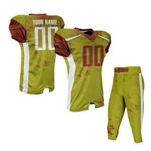 Maillots de football américain personnalisés respirants à manches courtes 100 % polyester de haute qualité avec logo personnalisé – Prix abordable – Meilleures ventes - Product Image 5