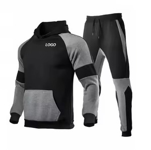 ชุดกีฬามีซิปสำหรับผู้ชายชุดวอร์มเนื้อผ้านุ่มสบายระบายอากาศได้ดีชุดวอร์มสำหรับผู้ชาย - Product Image 4