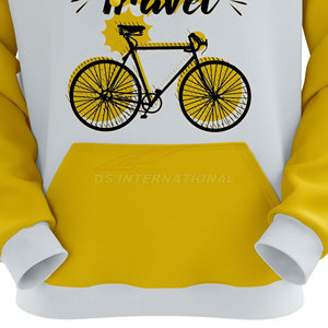 Sweats à capuche personnalisés sublimés Sweat à capuche pour hommes Sweat à capuche par sublimation Tissu en polyester de qualité supérieure à blocs de couleurs Imprimé à la mode - Product Image 3