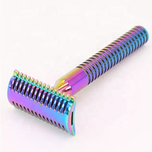 Navaja de Seguridad de Doble Filo para Barberos Profesionales, Cuchillas de Acero Inoxidable Superresistentes para Afeitar la Cara, el Cuerpo y el Bikini - Instrumentos Kaamir - Product Image 2