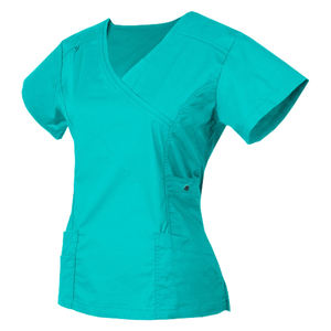 Uniformes de vêtements médicaux en tissu de coton pour femme, couleur blanche, pour jogging, soins infirmiers d'hôpital, tissu origine, Type de sexe, 1 pièce - Product Image 6