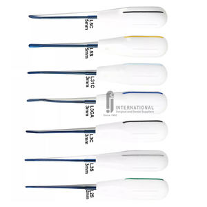 Premium 8PCs Manual Dental Luxating Elevadores Cirugía Oral Extracción de dientes Acero inoxidable Ligero Reutilizable Agarre ergonómico - Product Image 2