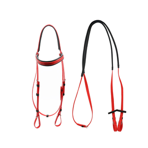 Bridons en cuir pour l'équitation, logo personnalisé, bridons de haute qualité, différentes tailles - Product Image 5