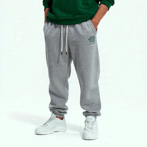 Pantalon de survêtement pour homme à taille haute avec cordon de serrage, jambes larges, molleton épais 500 GSM, pantalon de pyjama pour homme, molleton oversize pour l'hiver - Product Image 4