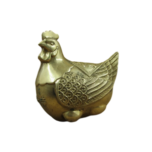 Adornos de jardín de pájaros de gallina de Metal de Color marrón para adornos de pájaros decorativos de jardín al aire libre - Product Image 6