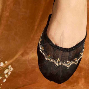 รองเท้าคุสซ่าแฟชั่นสำหรับผู้หญิง สวมใส่สบาย กันลื่น พิมพ์ลาย ทนทาน พื้นรองเท้าหนังแท้ ด้านบนบุผ้ากำมะหยี่ - Product Image 6